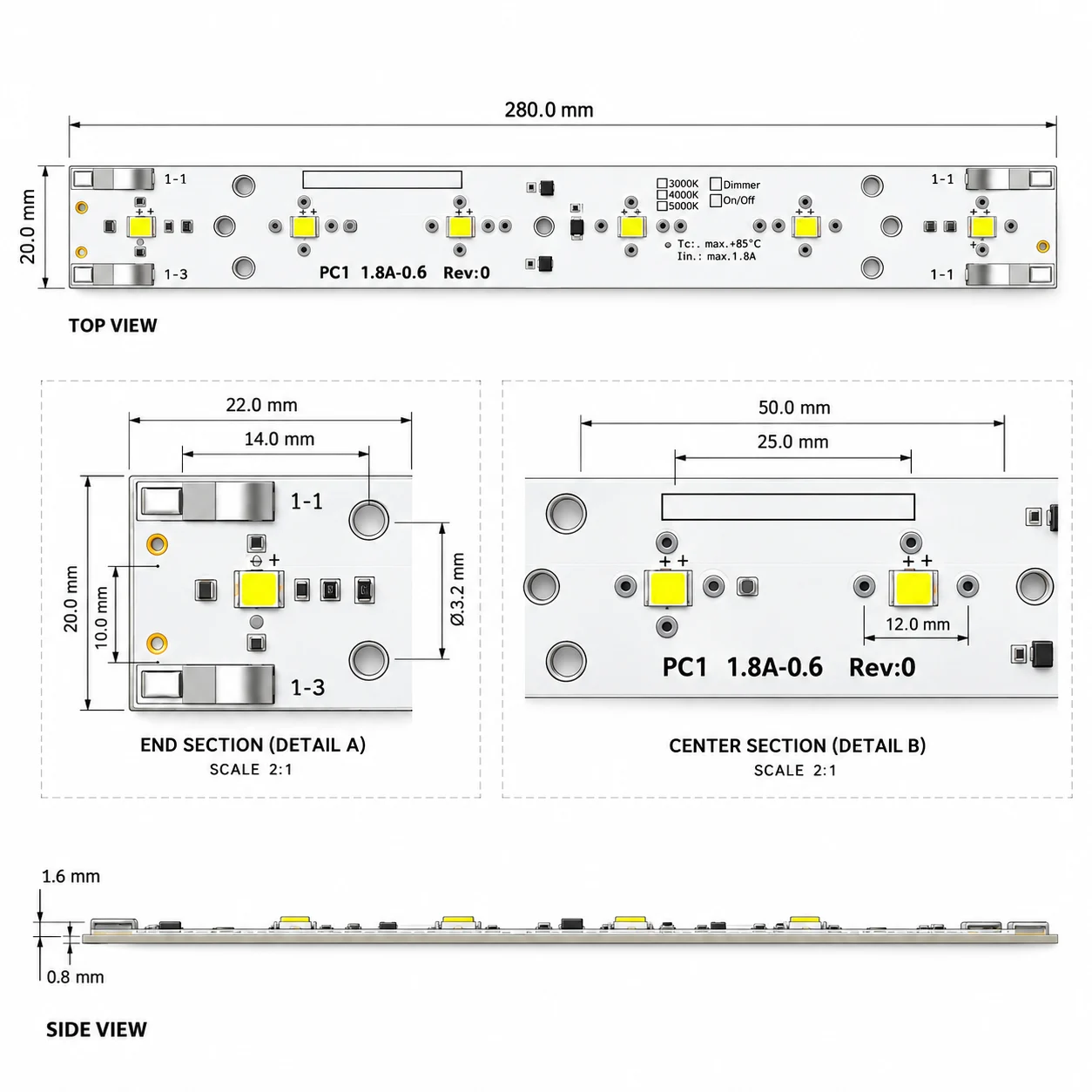 PLACA DE LED - PC 002